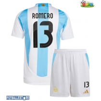 Argentina Cristian Romero #13 Hjemmedraktsett Barn Copa America 2024 Kortermet (+ Korte bukser)